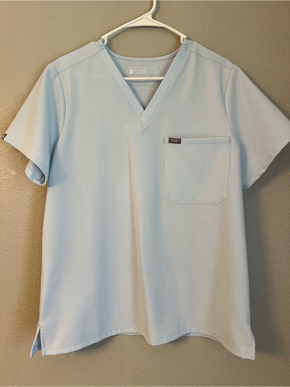 Figs Women's Light Blue Scrub Set